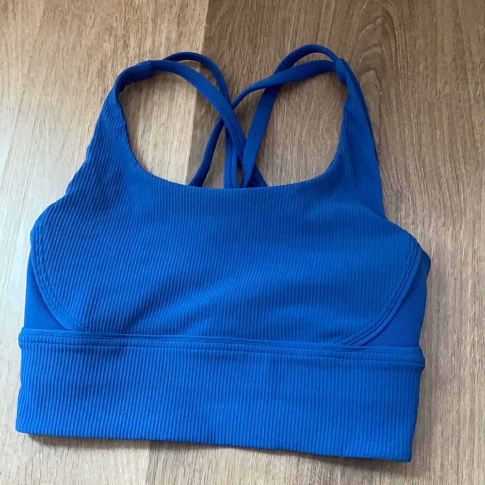 Lululemon Energy Bra Longline Ribbed
